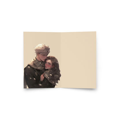 FanFiction Couple Greeting card