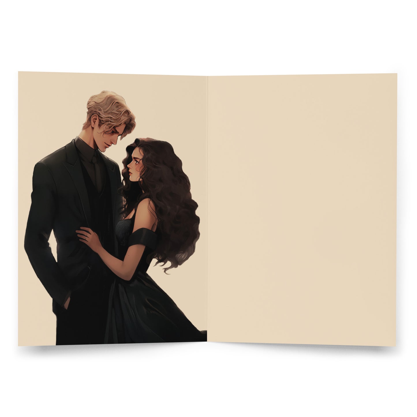 FanFiction Couple Greeting card