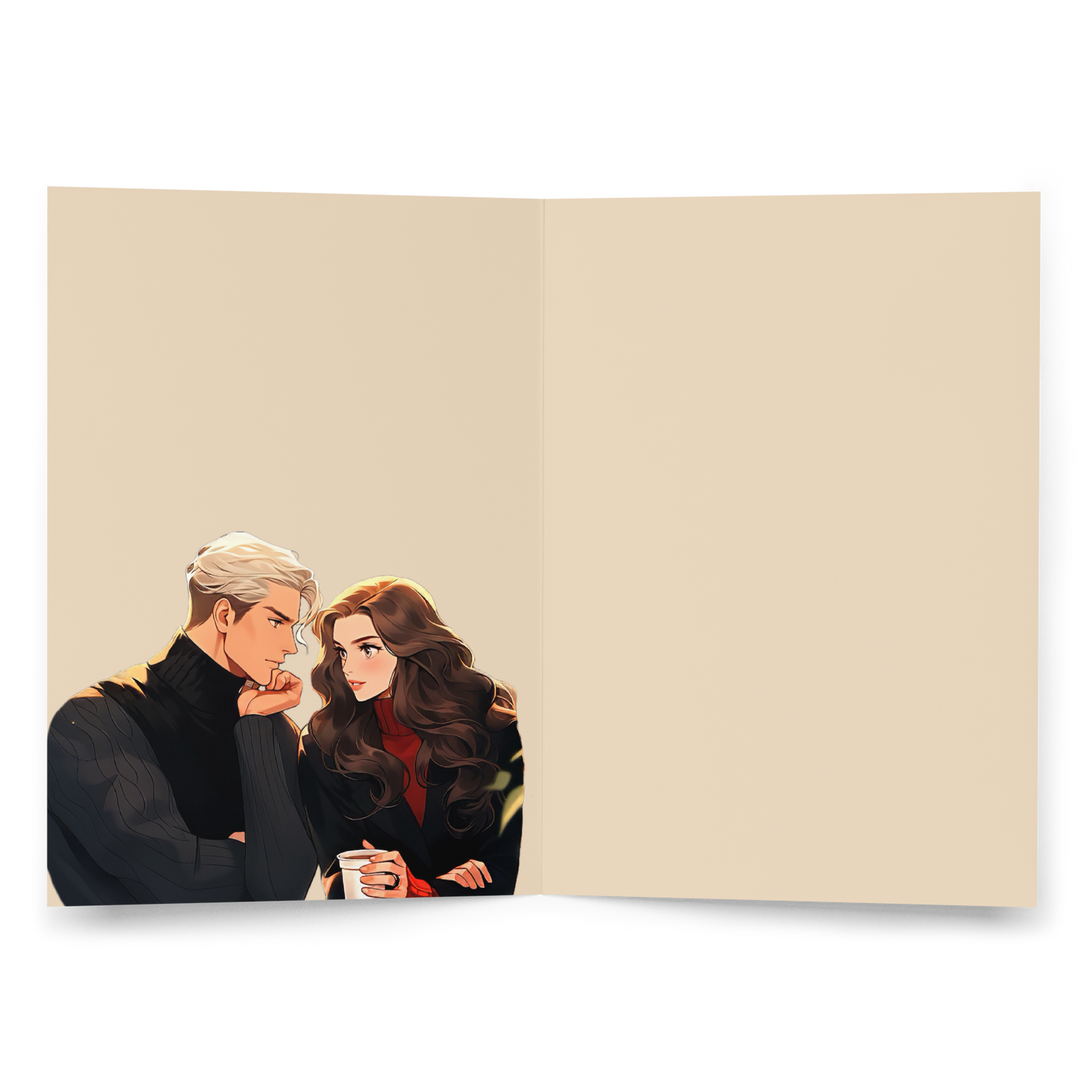 FanFiction Couple Greeting card