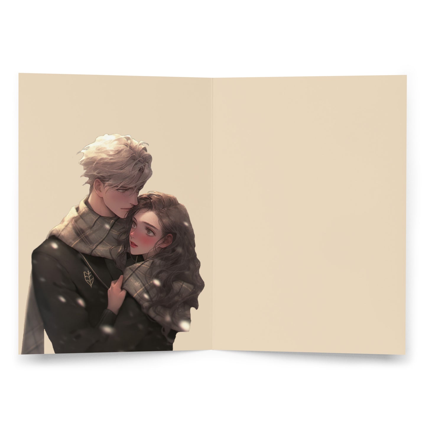 FanFiction Couple Greeting card