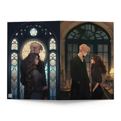 FanFiction Couple Greeting card