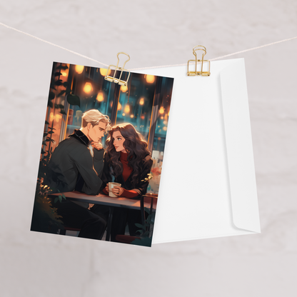 FanFiction Couple Greeting card