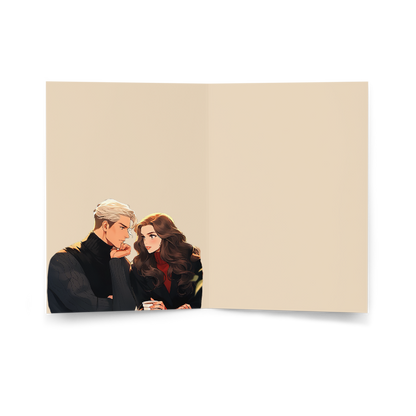 FanFiction Couple Greeting card