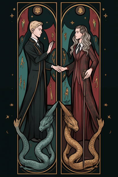 Fantasy Couple The Lovers Tarot Card