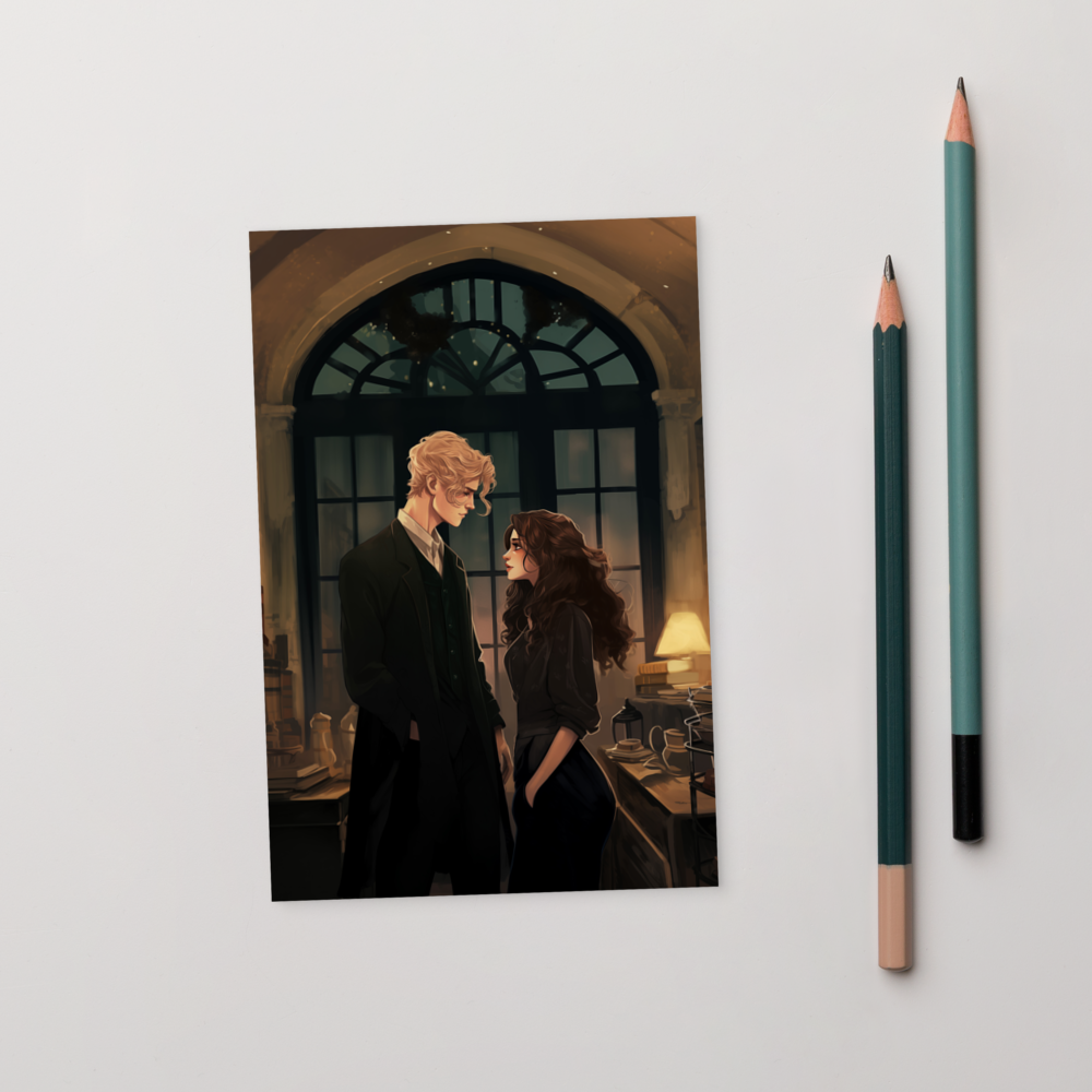 FanFiction Couple Postcard