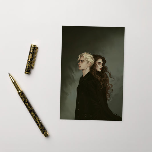 FanFiction Couple Postcard